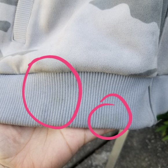 NWT Sean John Faux Suede Gray Camo Men's 3X Logo Taping Track Jacket - Picture 11 of 15